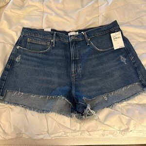 Women's Blue Denim Shorts
